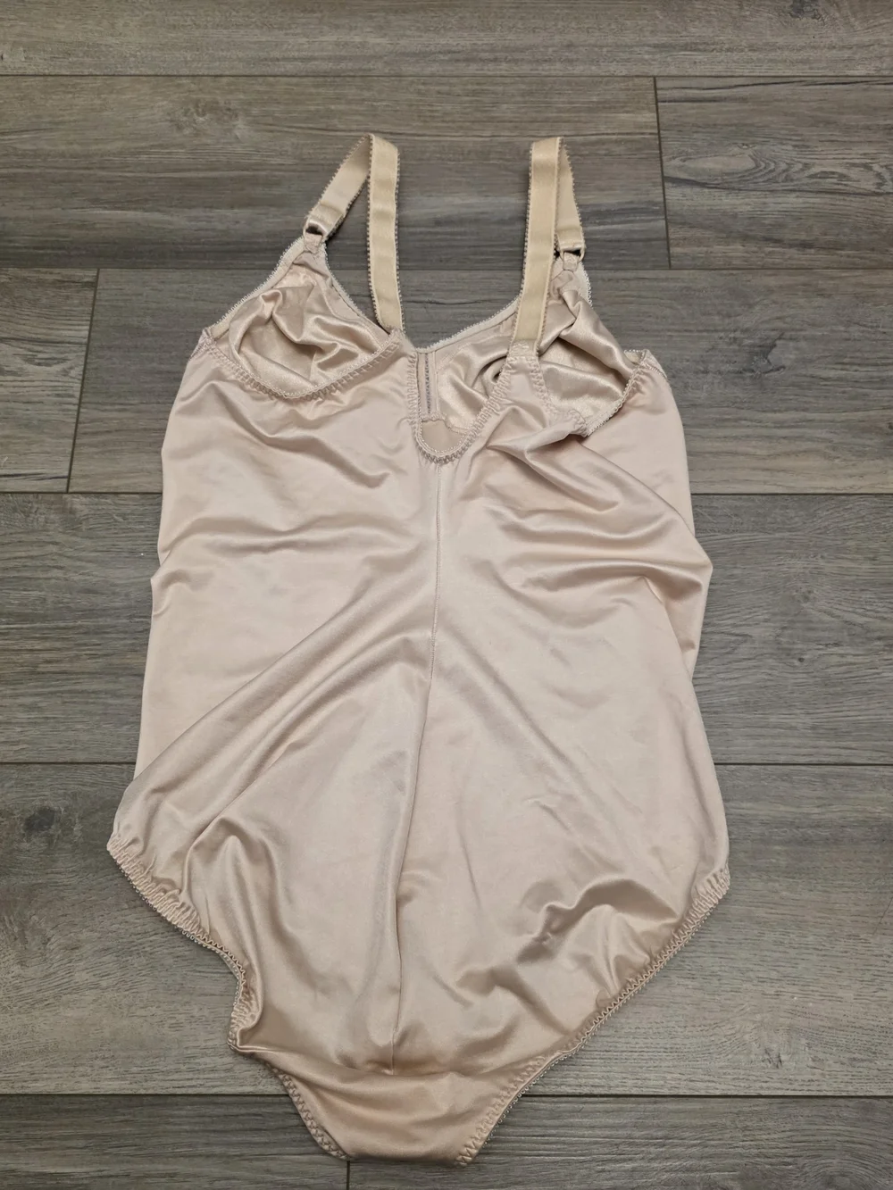 Bali Beige Floral Lace Shapewear Bodysuit